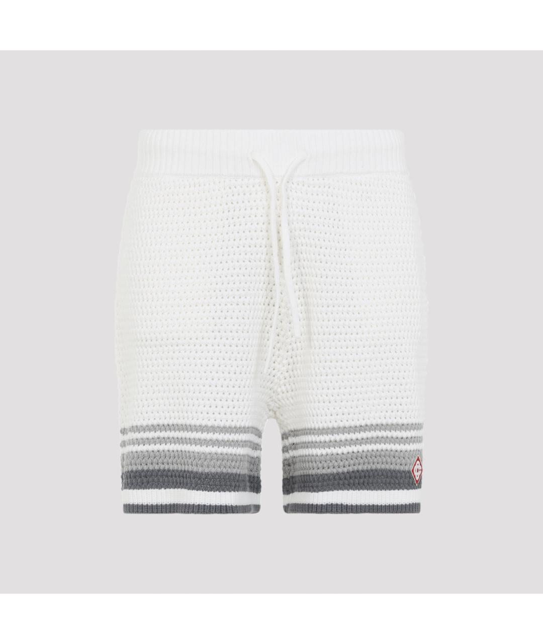 CASABLANCA Белые хлопковые шорты, фото 3