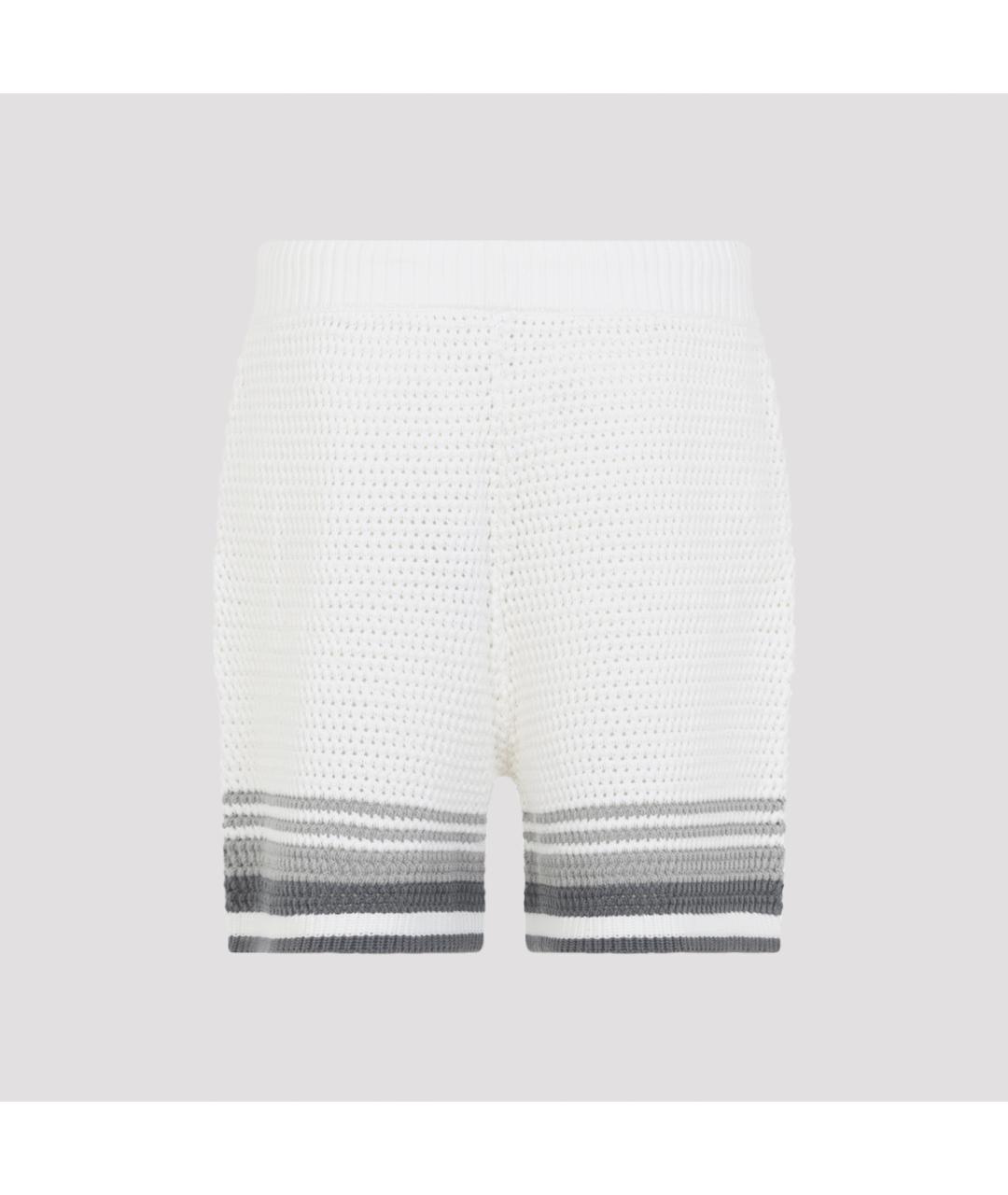 CASABLANCA Белые хлопковые шорты, фото 4