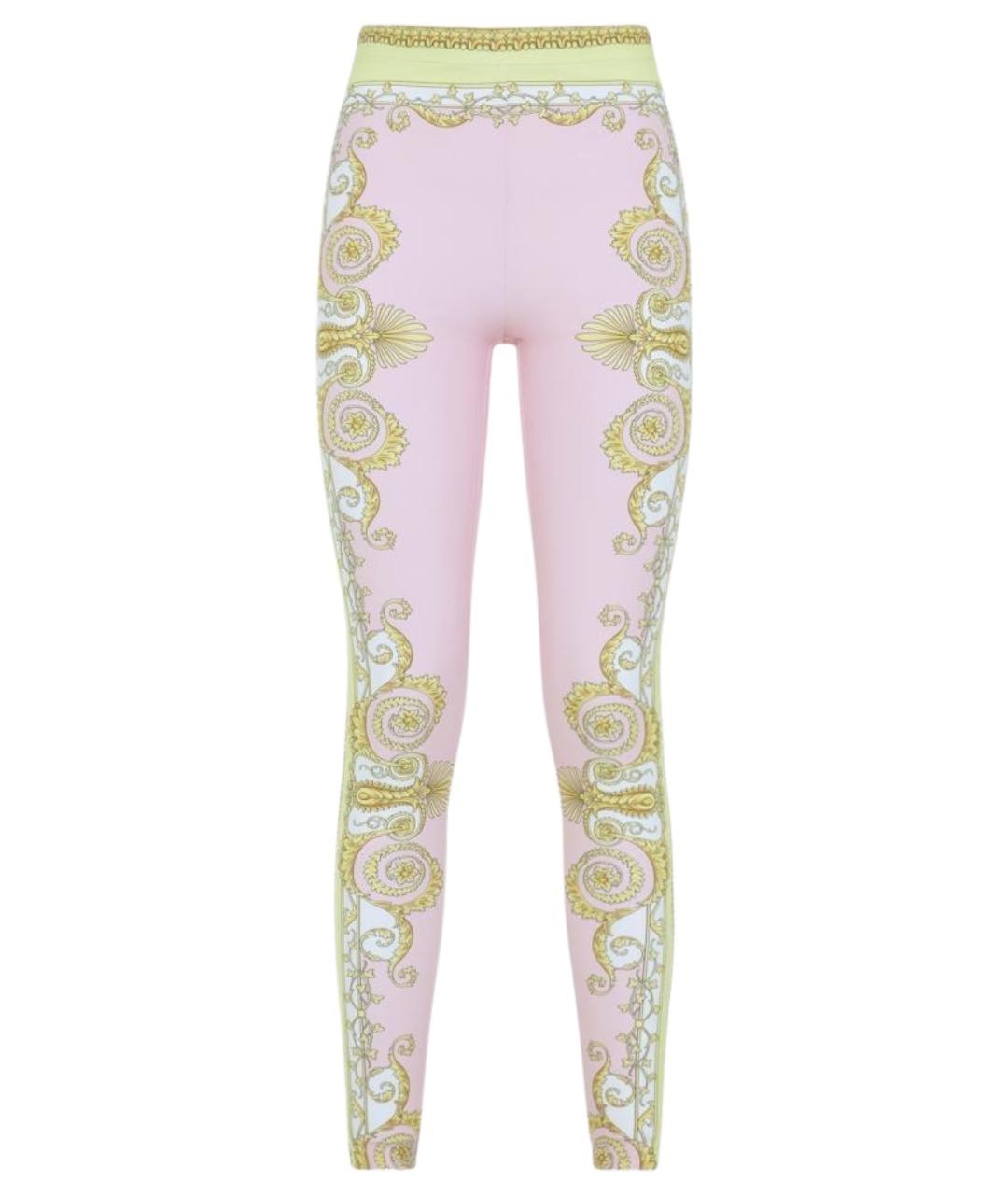 VERSACE Мульти шелковые леггинсы и велосипедки, фото 2