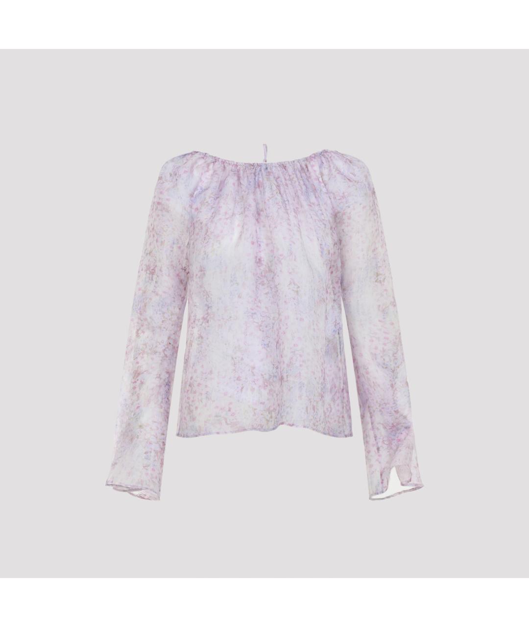 ALBERTA FERRETTI Мульти шелковая блузы, фото 2