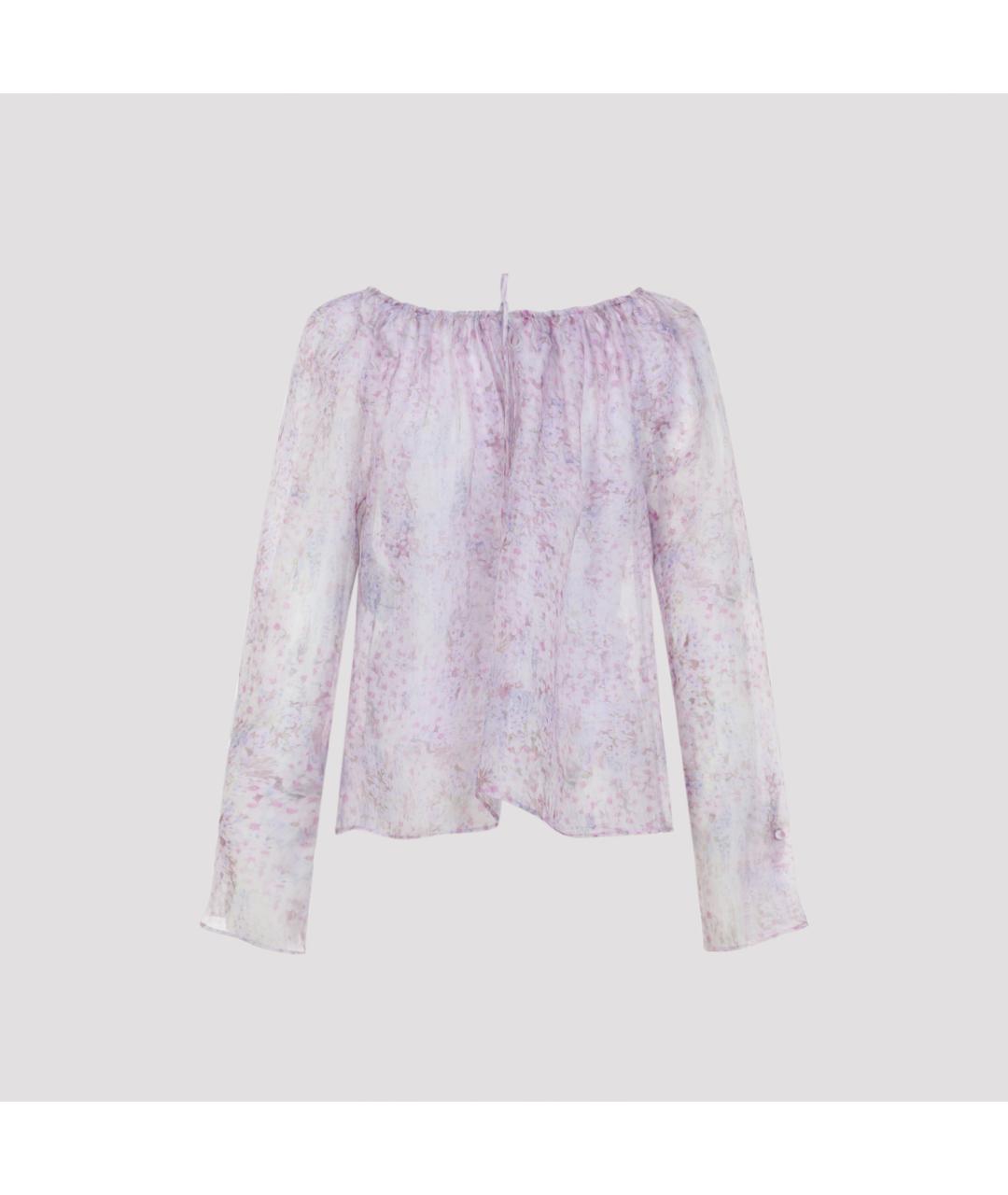 ALBERTA FERRETTI Мульти шелковая блузы, фото 3