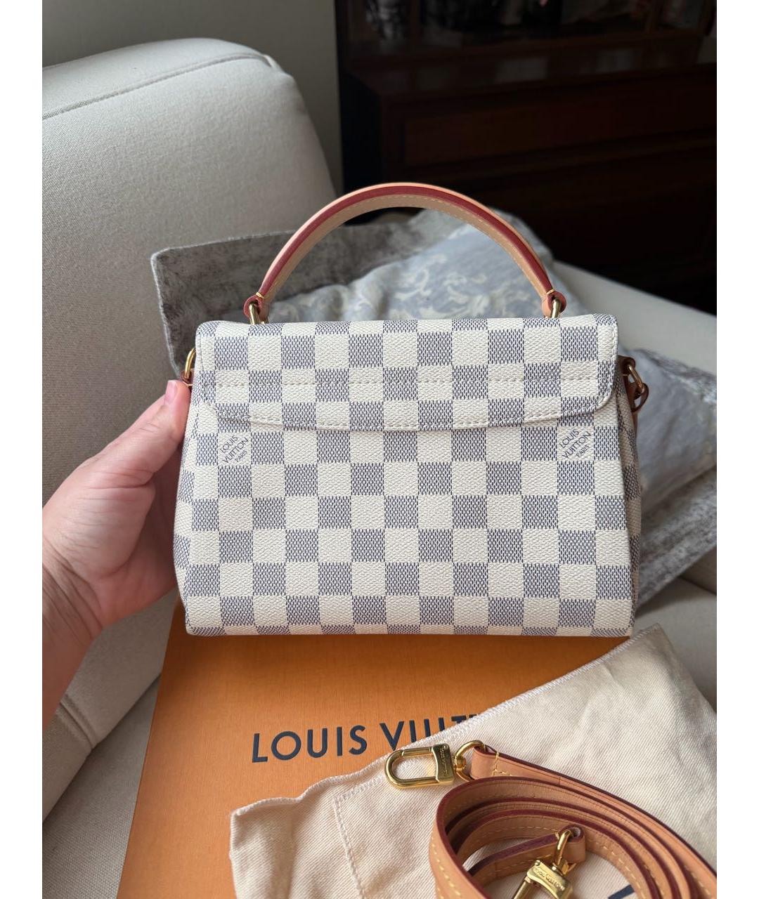 LOUIS VUITTON Бежевая сумка через плечо, фото 3