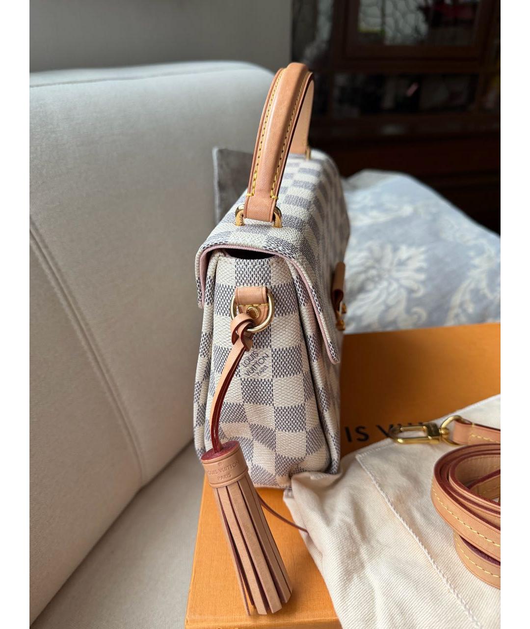 LOUIS VUITTON Бежевая сумка через плечо, фото 6