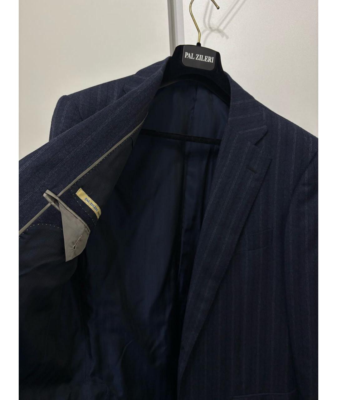 PAL ZILERI Синий повседневный костюм, фото 7