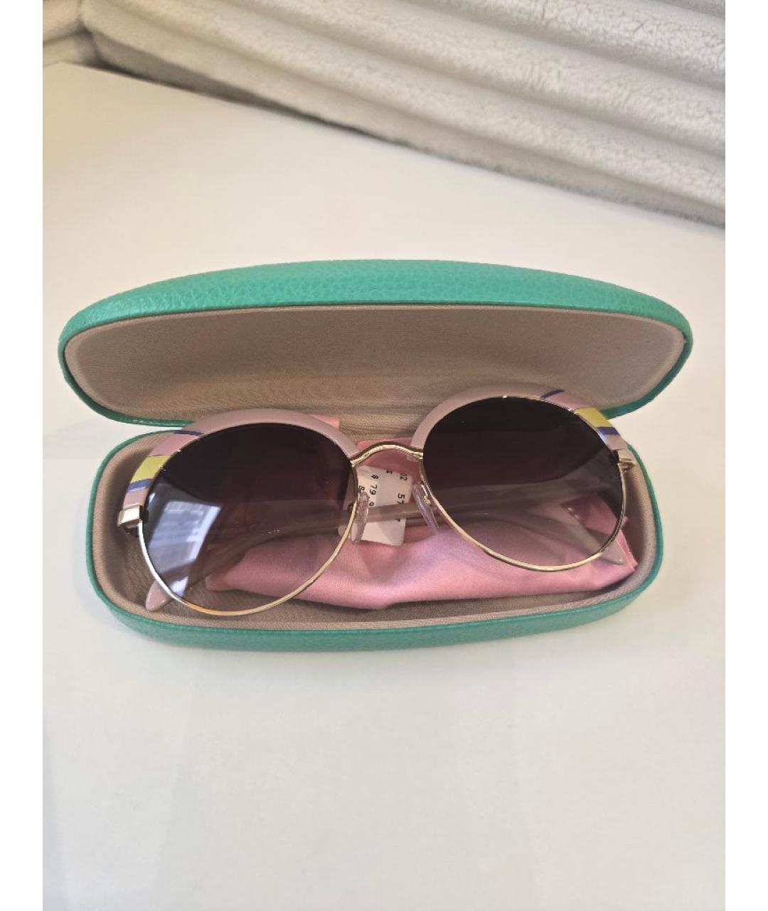 EMILIO PUCCI Мульти пластиковые солнцезащитные очки, фото 4