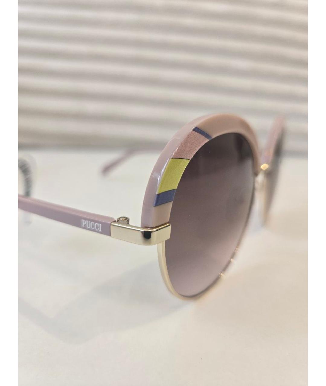 EMILIO PUCCI Мульти пластиковые солнцезащитные очки, фото 3