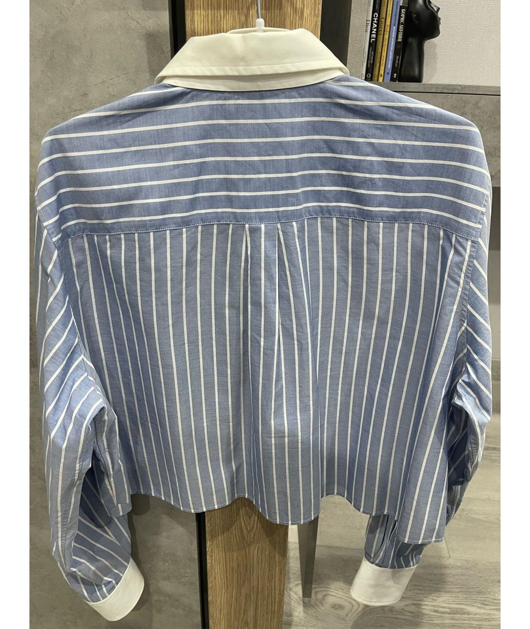 CELINE Синяя хлопковая рубашка, фото 2