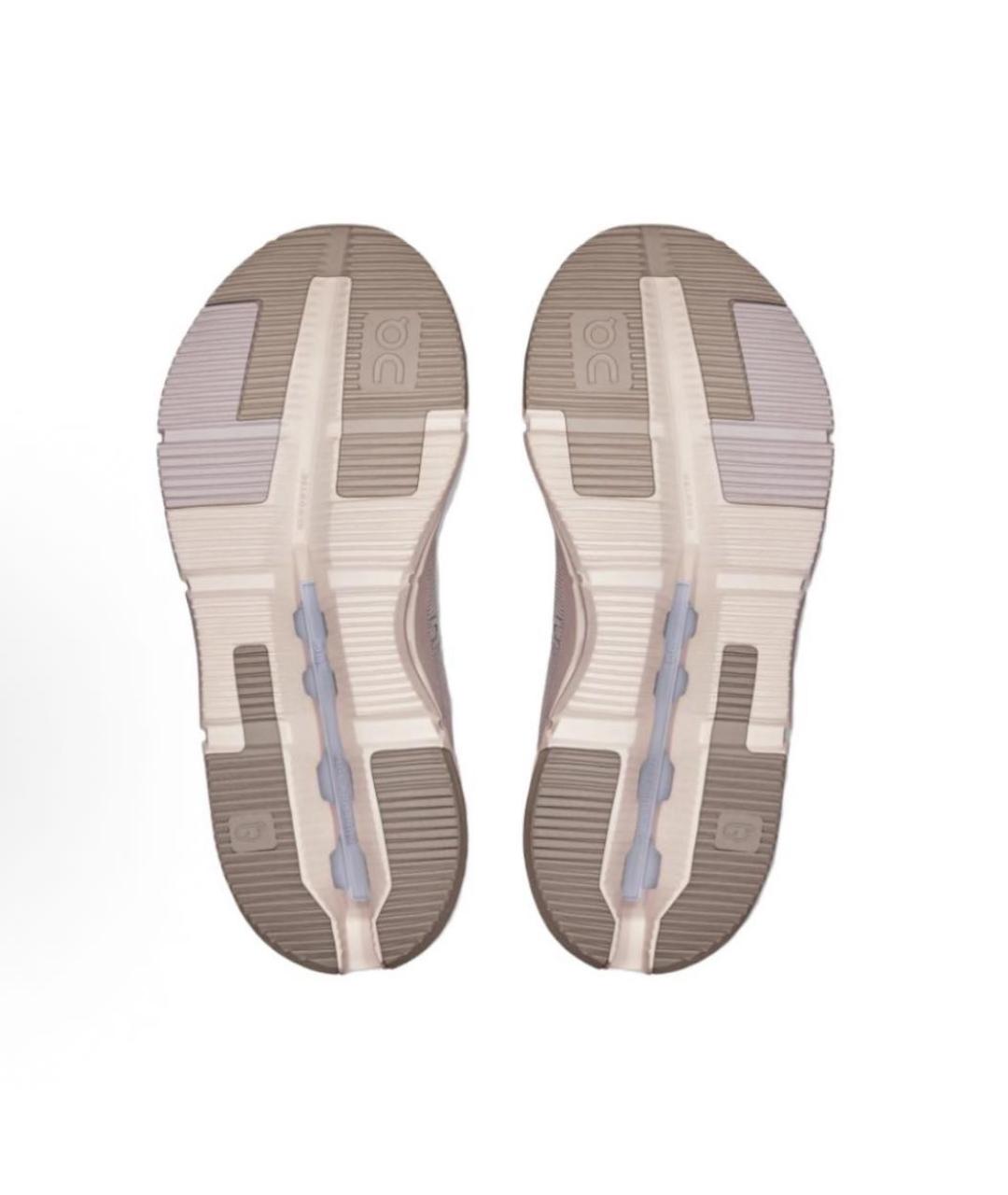 ON Бежевые текстильные кроссовки, фото 4