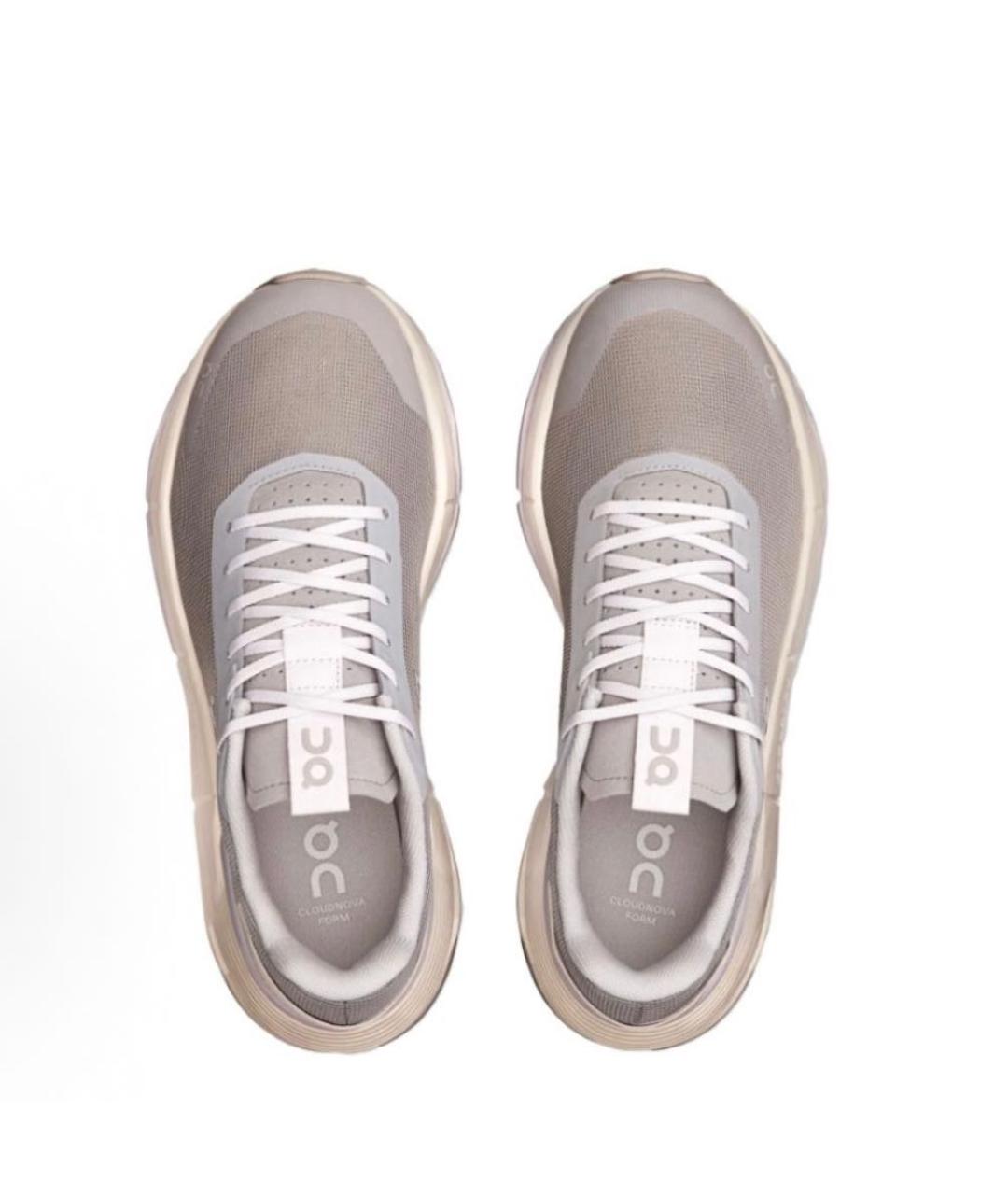 ON Бежевые текстильные кроссовки, фото 2