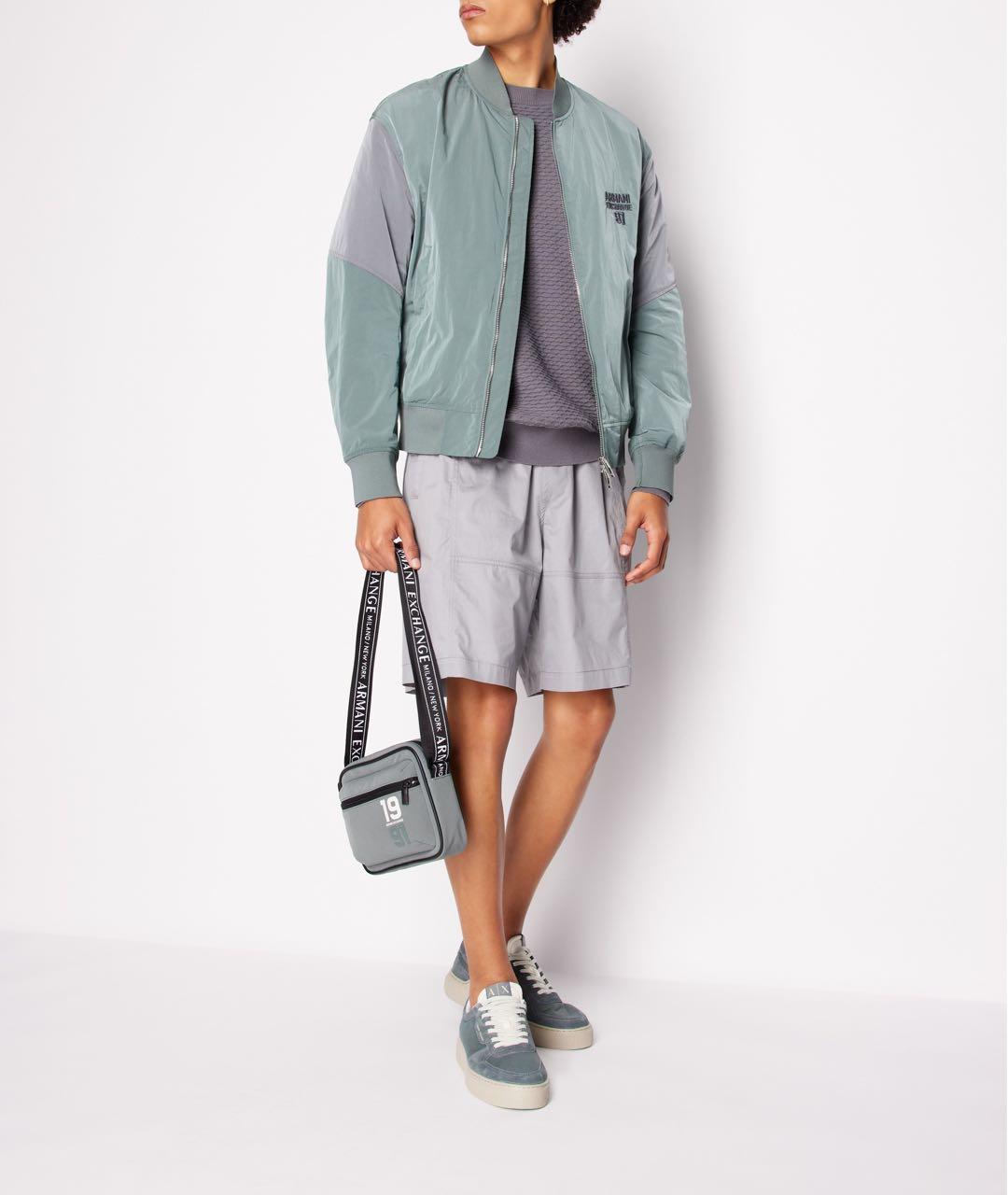 ARMANI EXCHANGE Салатовая полиэстеровая куртка, фото 8