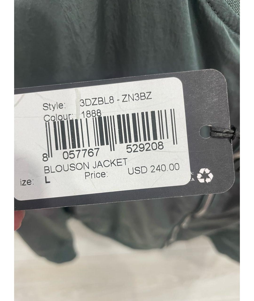 ARMANI EXCHANGE Салатовая полиэстеровая куртка, фото 7