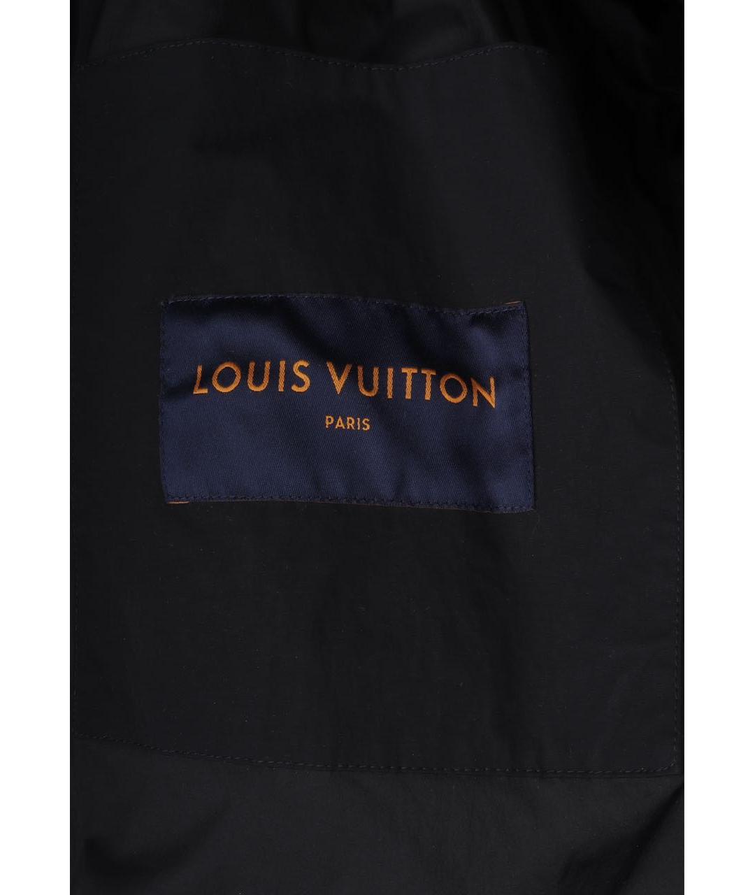 LOUIS VUITTON Черный полиамидовый пуховик, фото 8