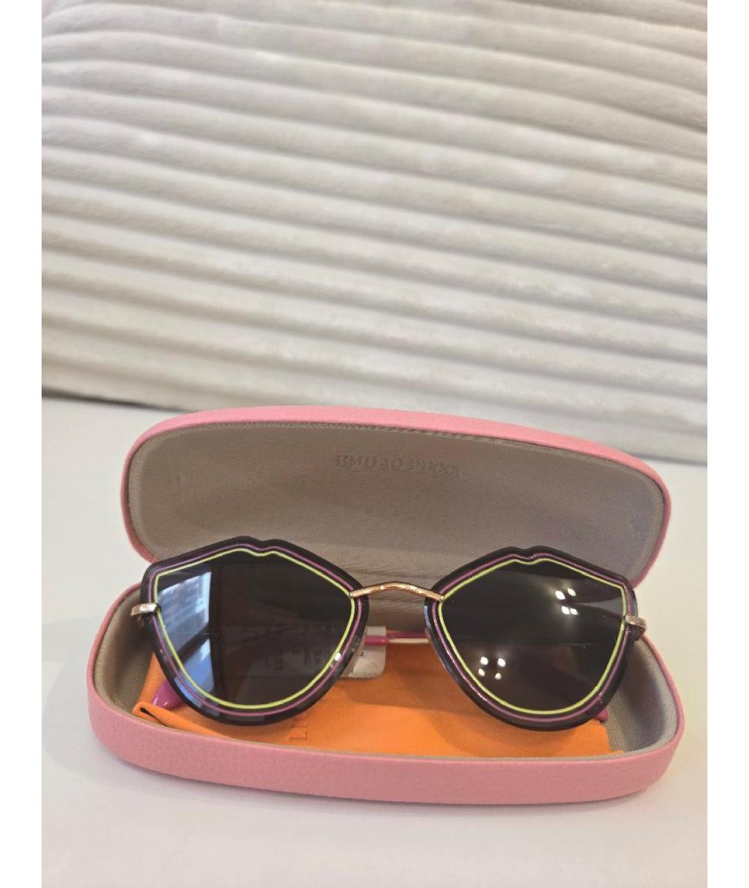 EMILIO PUCCI Мульти металлические солнцезащитные очки, фото 4