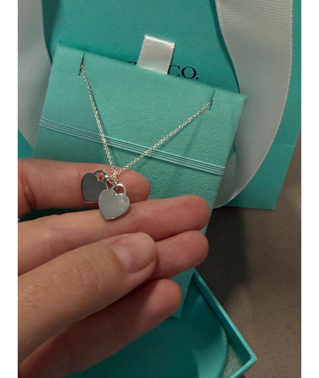 TIFFANY&CO Серебряное серебряное колье, фото 3