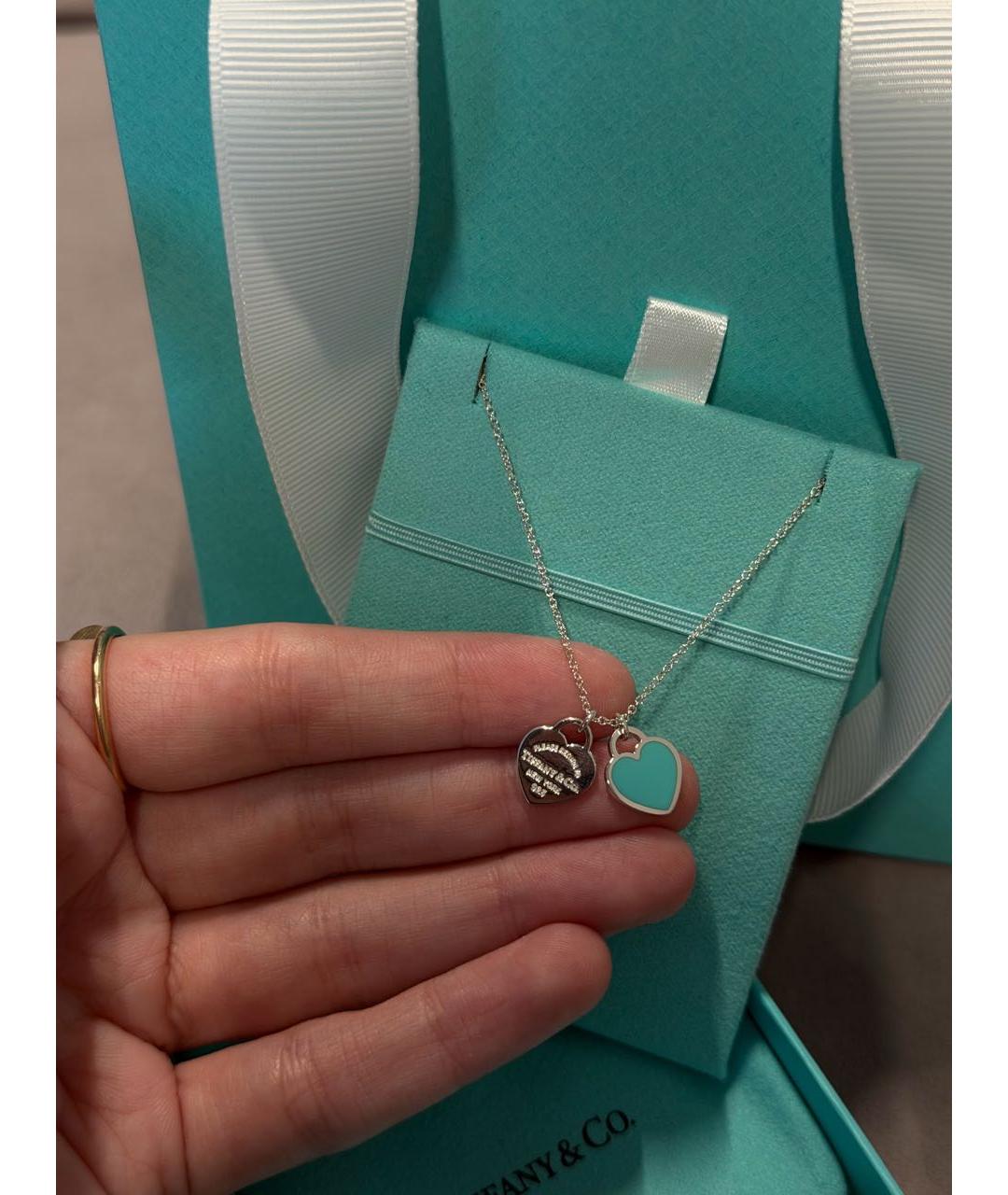 TIFFANY&CO Серебряное серебряное колье, фото 2