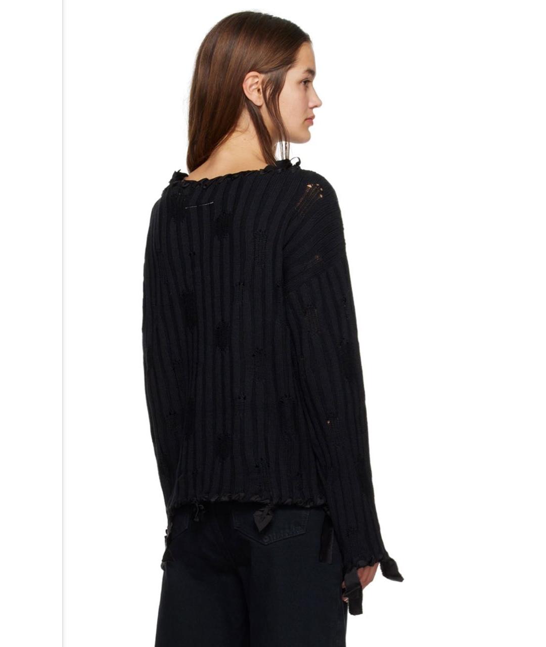 MM6 MAISON MARGIELA Черный шерстяной джемпер / свитер, фото 3