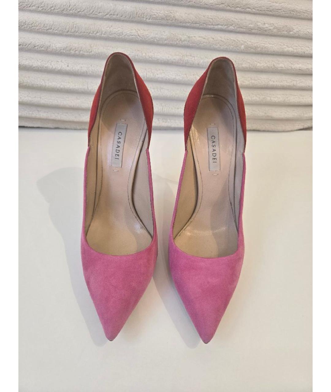 CASADEI Мульти замшевые туфли, фото 2