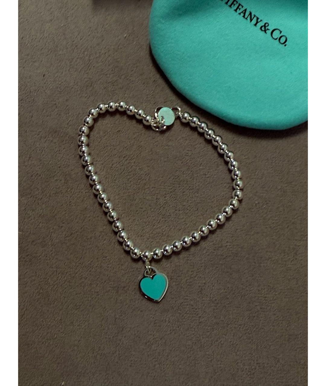 TIFFANY&CO Серебрянный серебряный браслет, фото 5