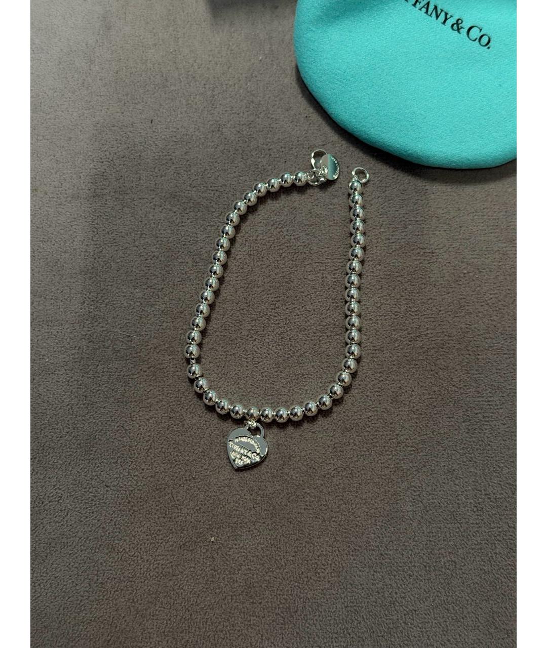 TIFFANY&CO Серебрянный серебряный браслет, фото 3