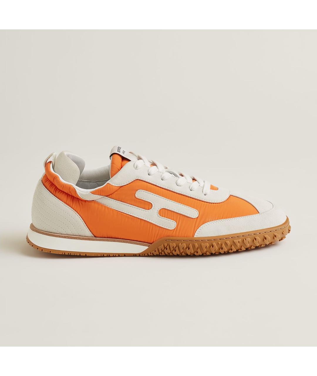 HERMES Оранжевое низкие кроссовки / кеды, фото 7