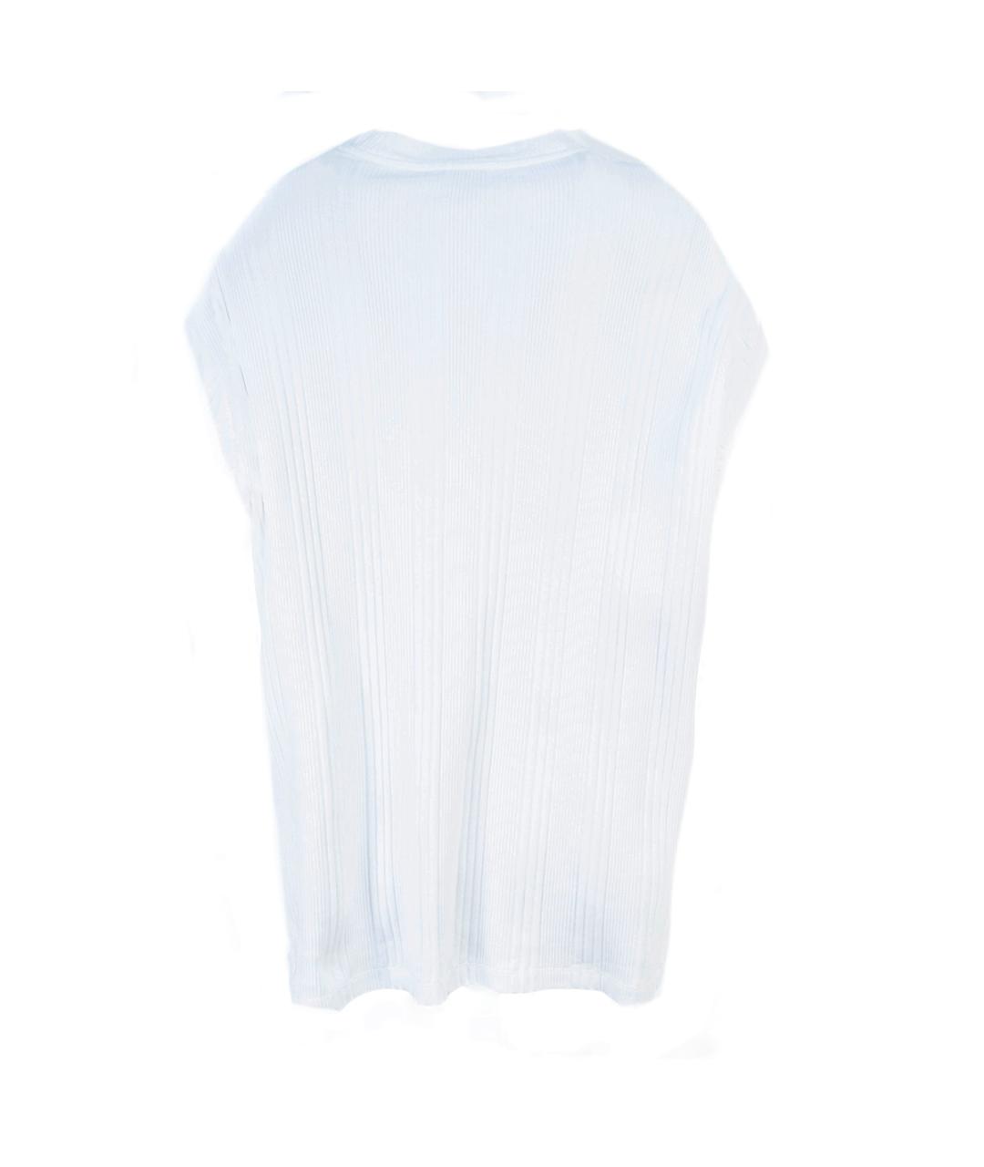 THE ATTICO Белая хлопковая блузы, фото 2