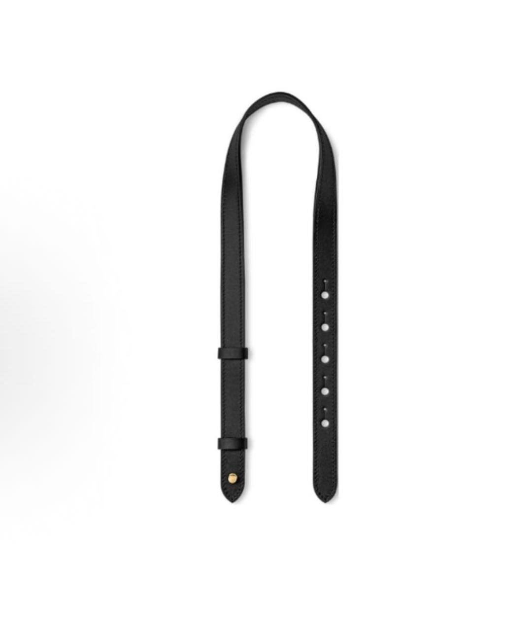 LOUIS VUITTON Черная кожаная сумка с короткими ручками, фото 5