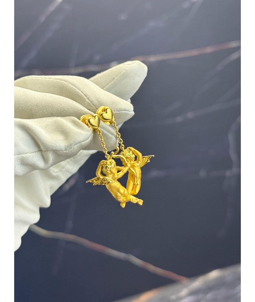 CARRERA Y CARRERA Золотые серьги из желтого золота, фото 3