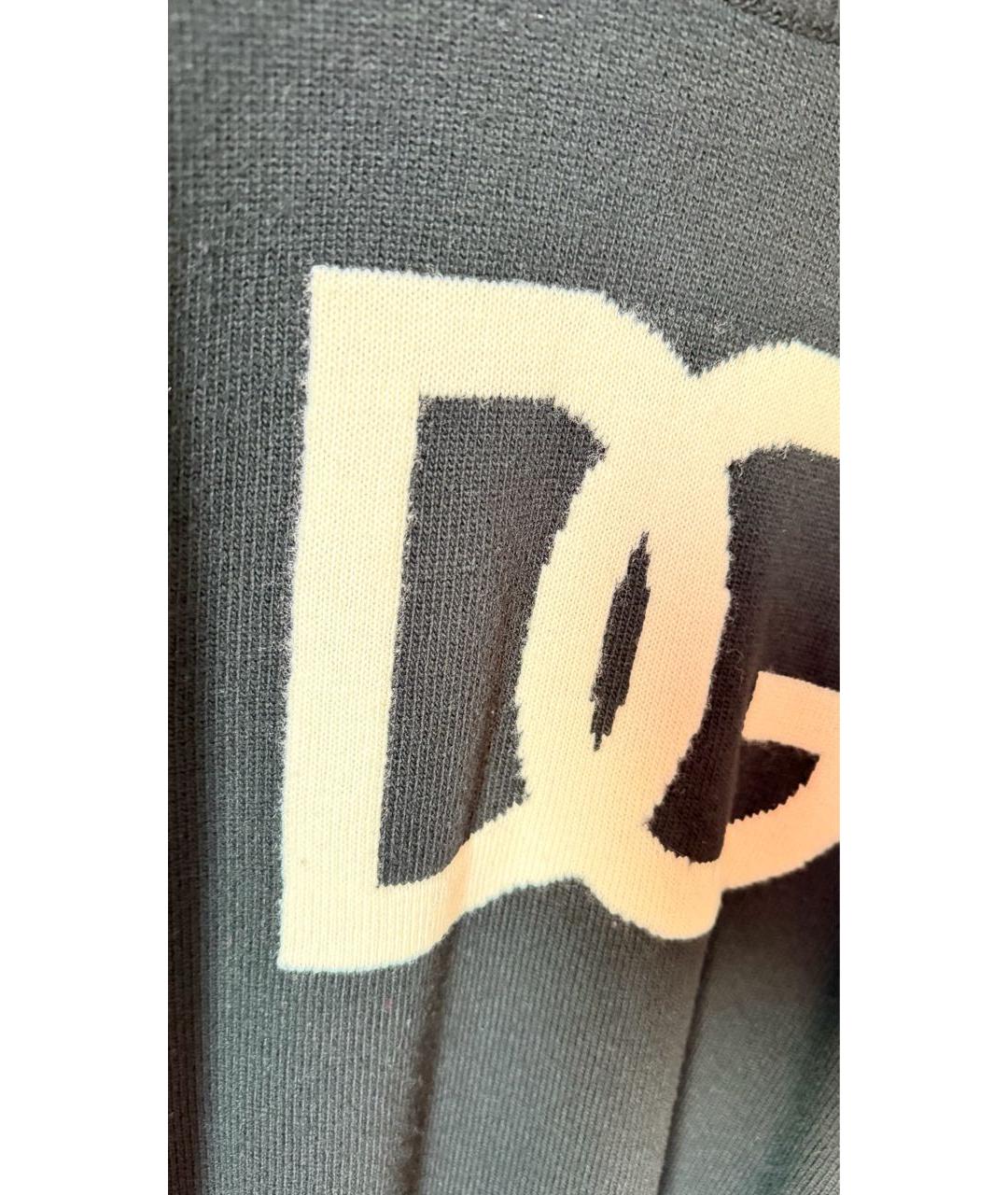 DOLCE&GABBANA Черный шерстяной джемпер / свитер, фото 4