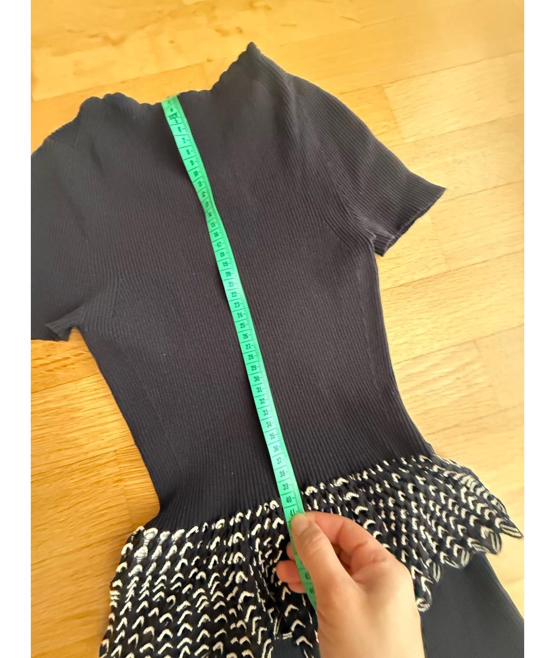 ALEXANDER MCQUEEN Черный хлопковый костюм с юбками, фото 2