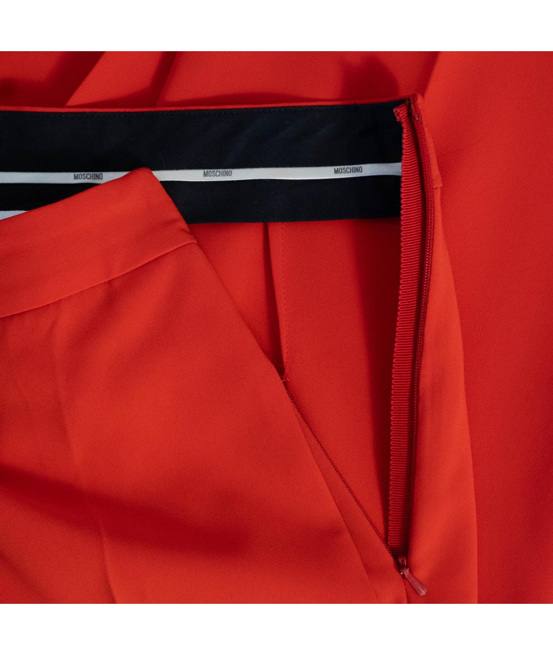 MOSCHINO Красные брюки узкие, фото 5