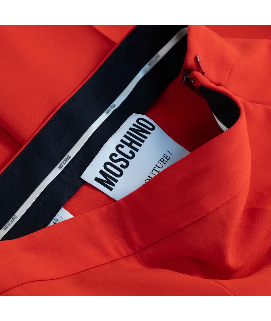 MOSCHINO Красные брюки узкие, фото 3
