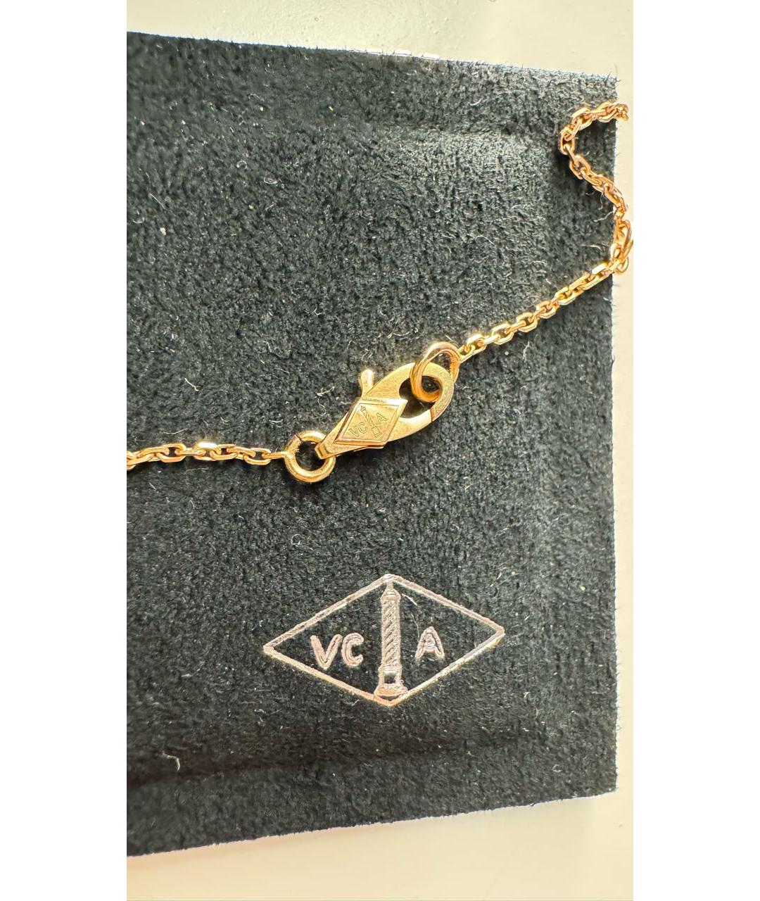 VAN CLEEF & ARPELS Бордовое колье из розового золота, фото 6