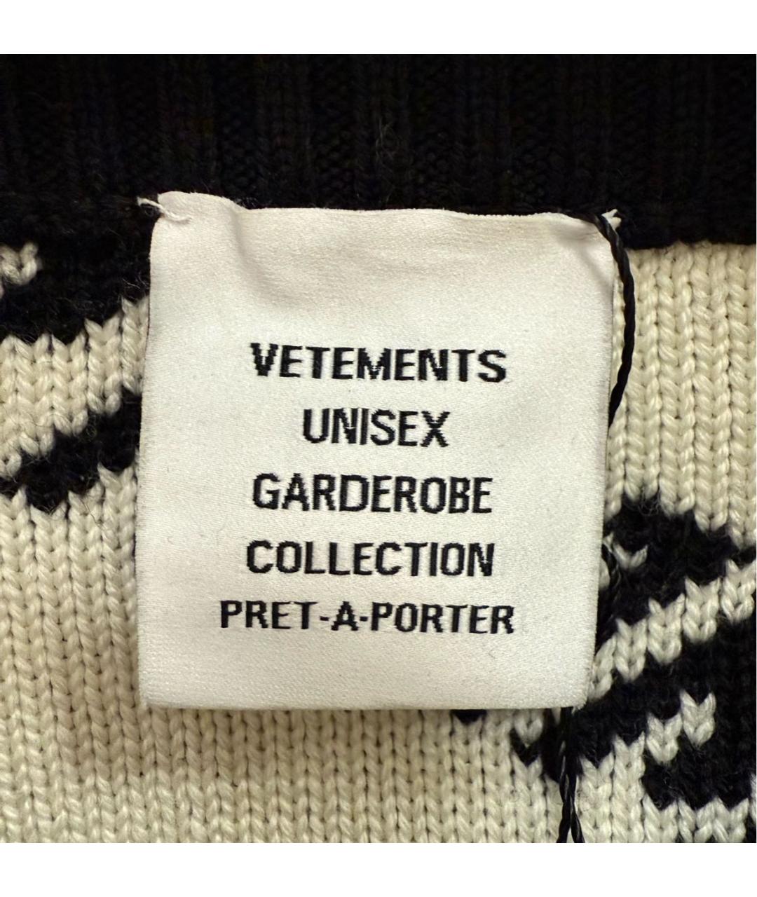 VETEMENTS Черный шерстяной джемпер / свитер, фото 5