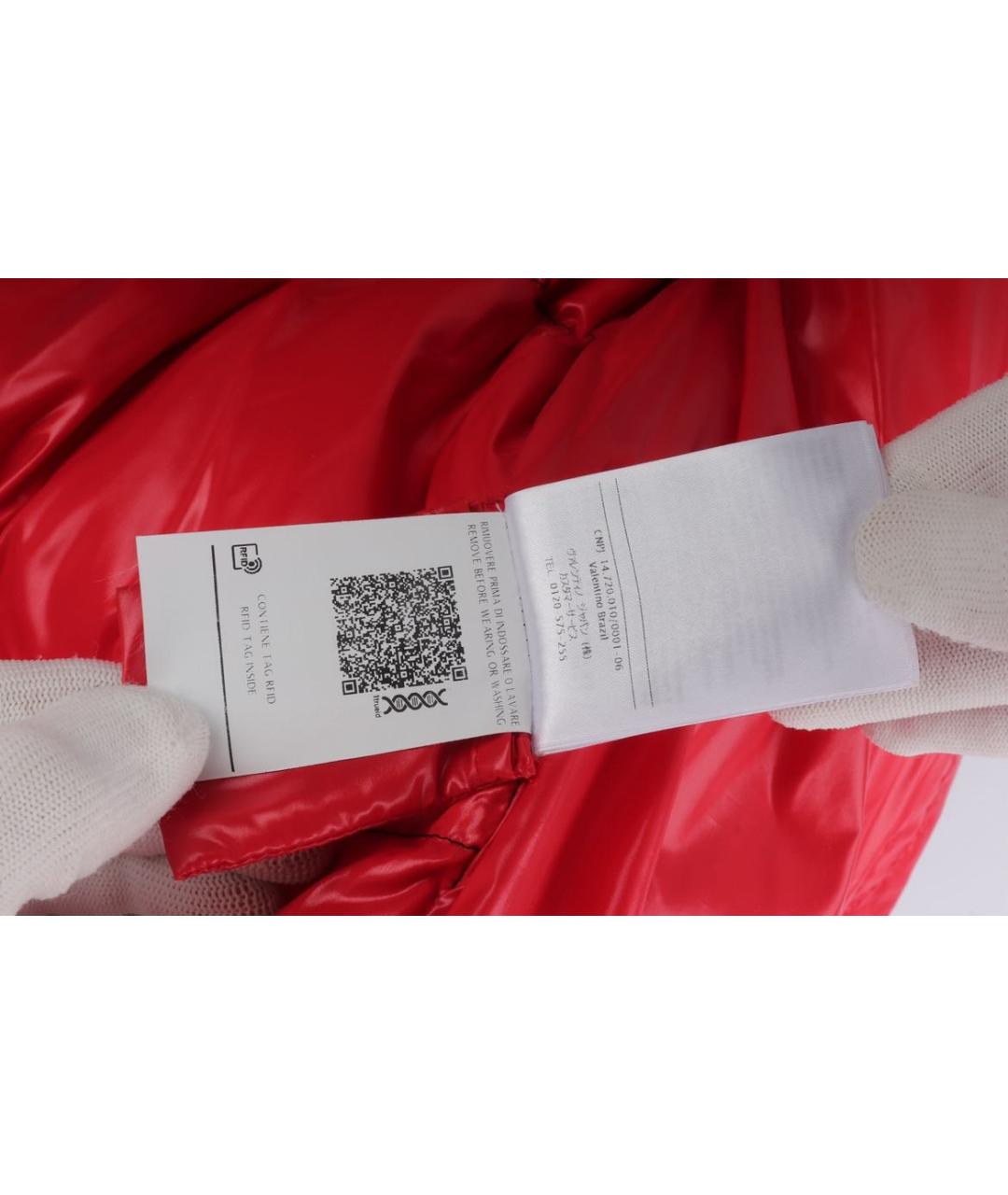 VALENTINO Черный полиамидовый пуховик, фото 7