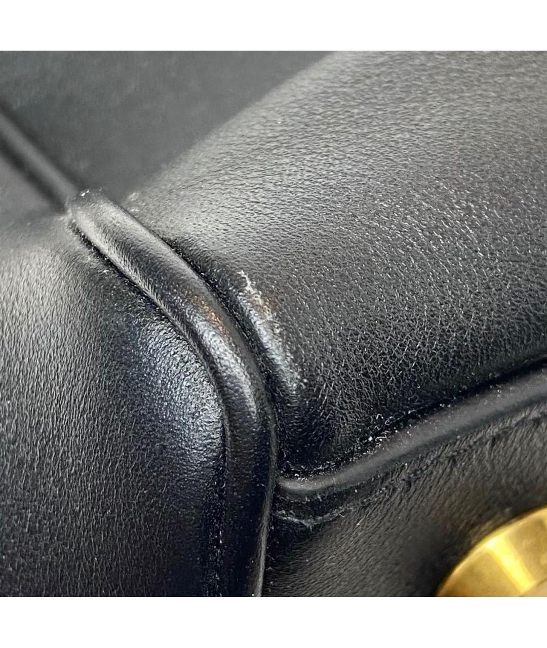 BALENCIAGA Черная кожаная сумка с короткими ручками, фото 7