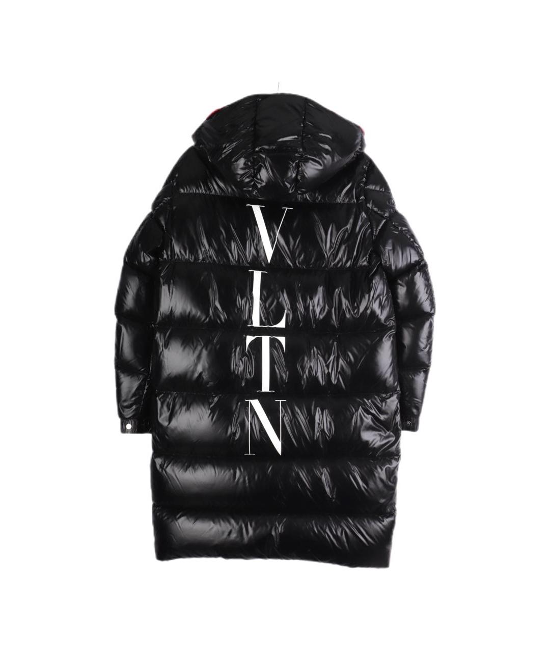 MONCLER Черный полиамидовый пуховик, фото 2