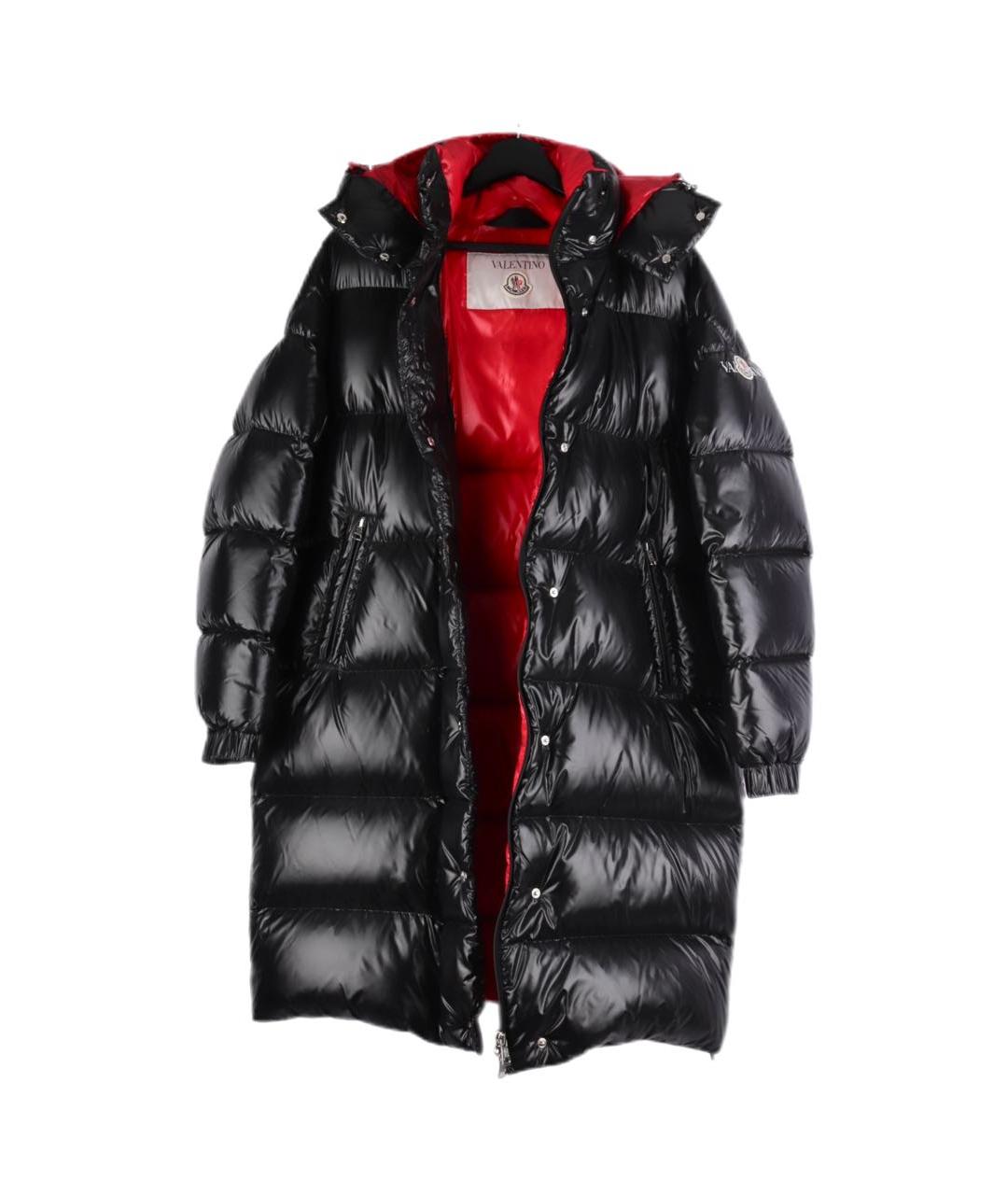 MONCLER Черный полиамидовый пуховик, фото 3