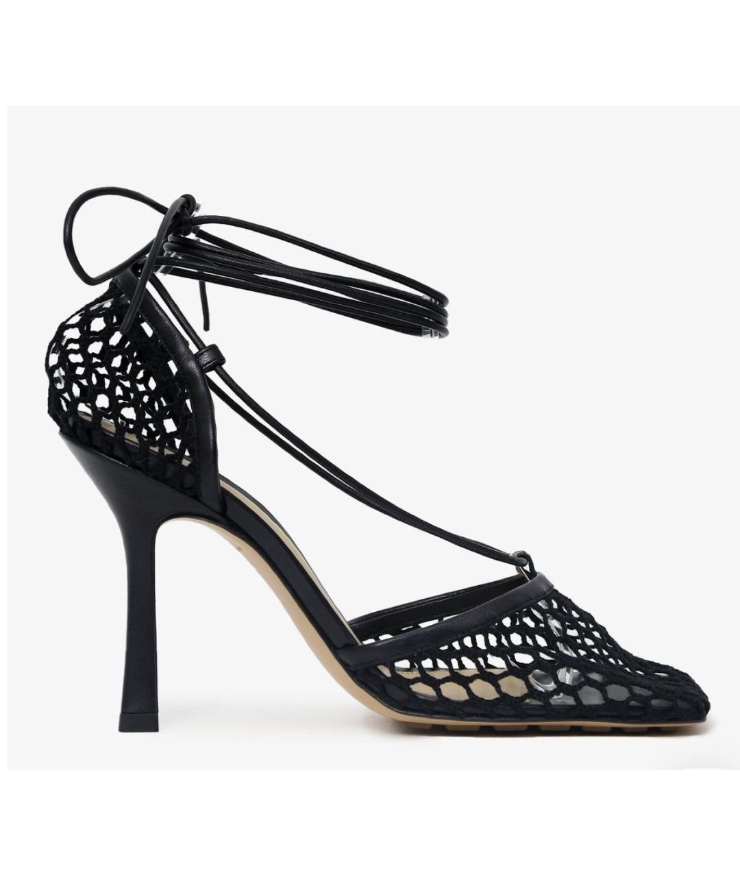 BOTTEGA VENETA Черные текстильные туфли, фото 8