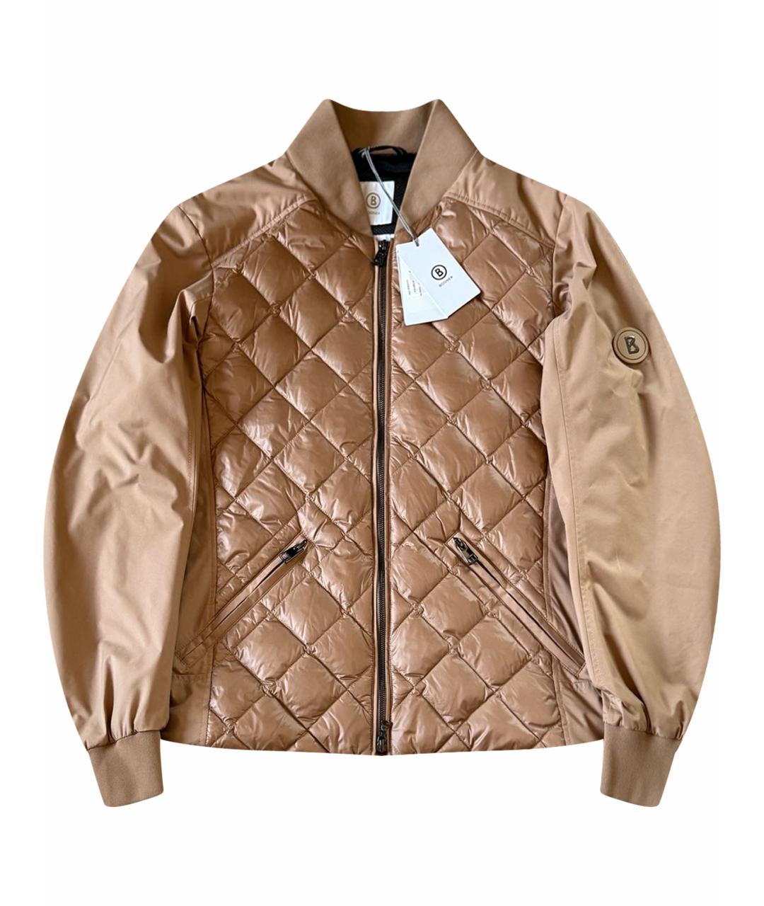 BOGNER Бежевая полиэстеровая куртка, фото 1