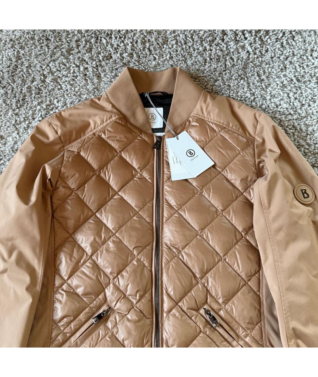 BOGNER Бежевая полиэстеровая куртка, фото 2