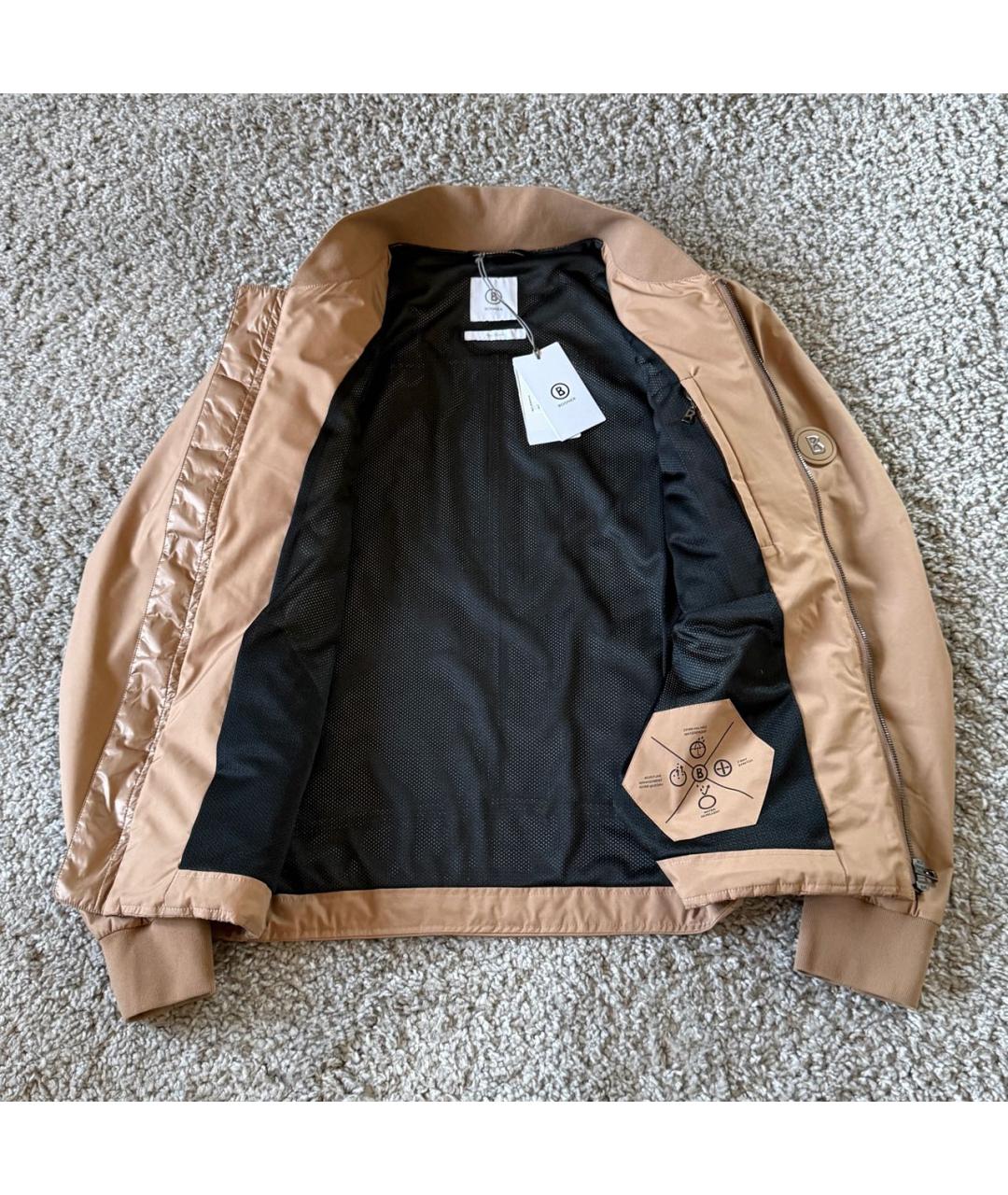 BOGNER Бежевая полиэстеровая куртка, фото 3