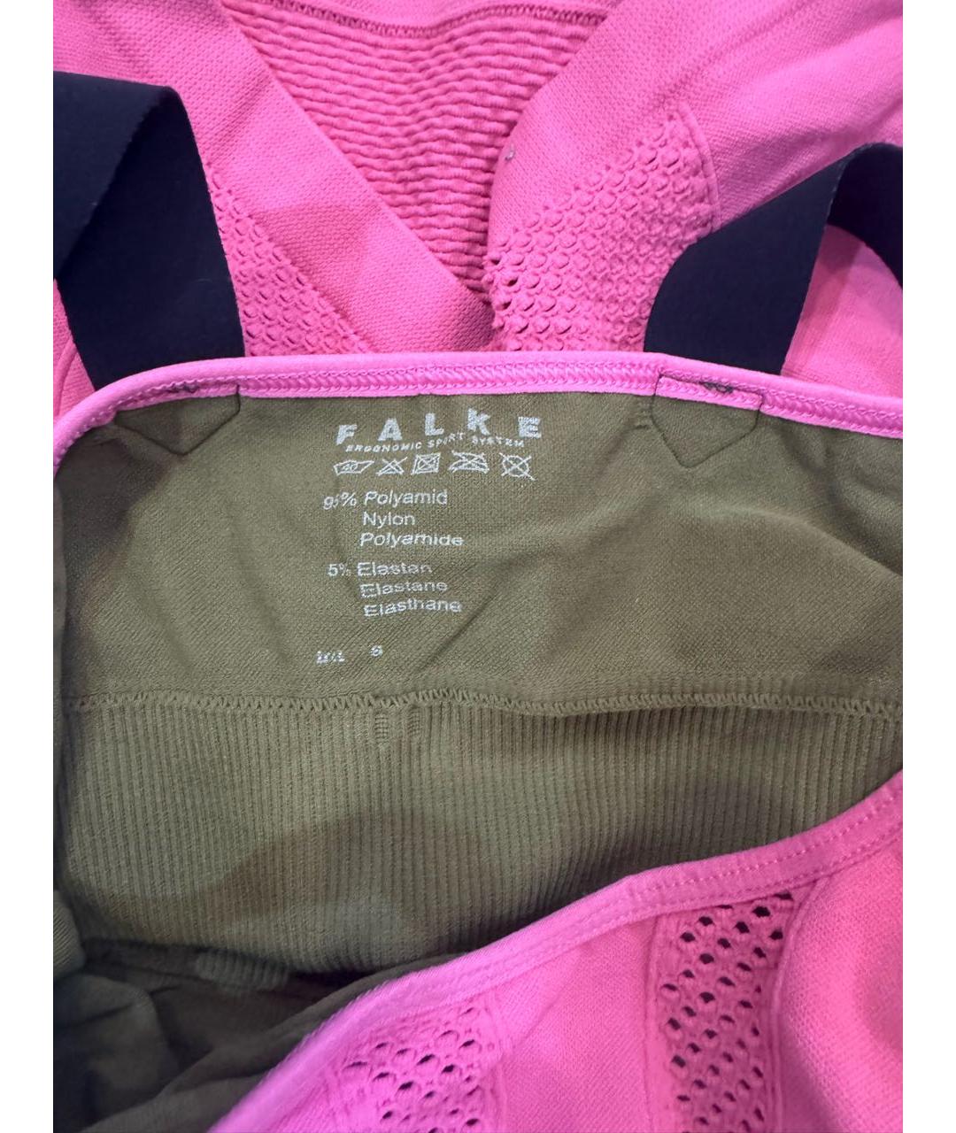 FALKE Розовая полиамидовая майка, фото 3