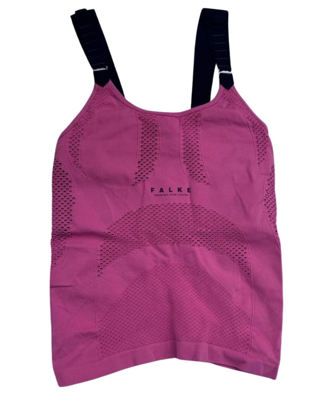 FALKE Розовая полиамидовая майка, фото 1