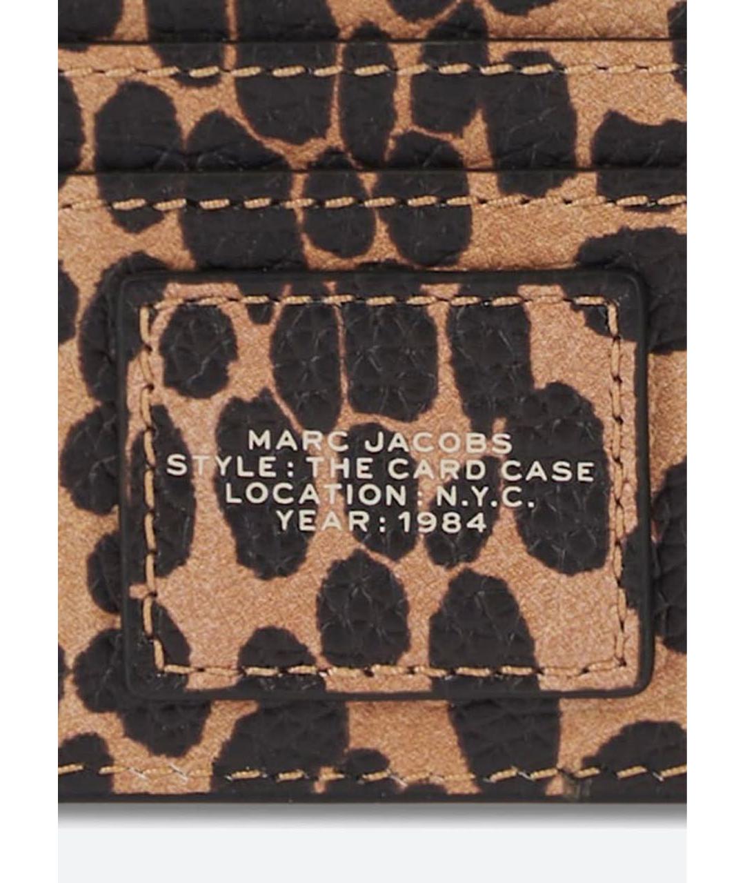 MARC JACOBS Коричневый кожаный кардхолдер, фото 3