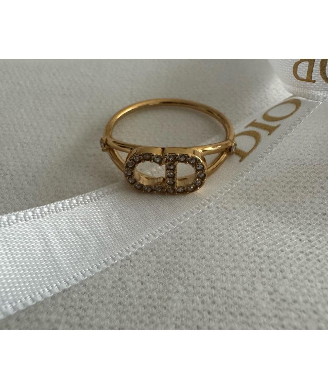 CHRISTIAN DIOR Золотое металлическое кольцо, фото 6