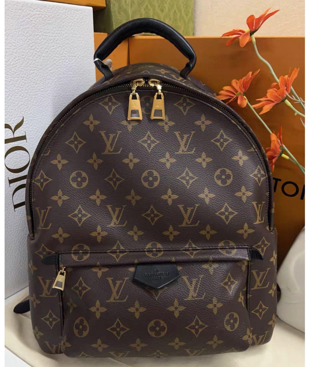 LOUIS VUITTON Коричневый рюкзак, фото 3