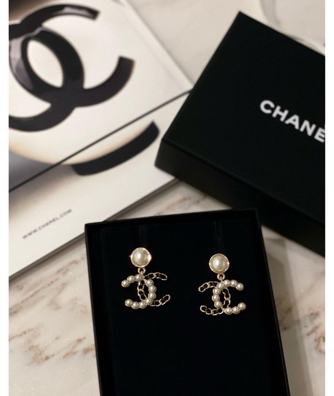 CHANEL Мульти металлические серьги, фото 2