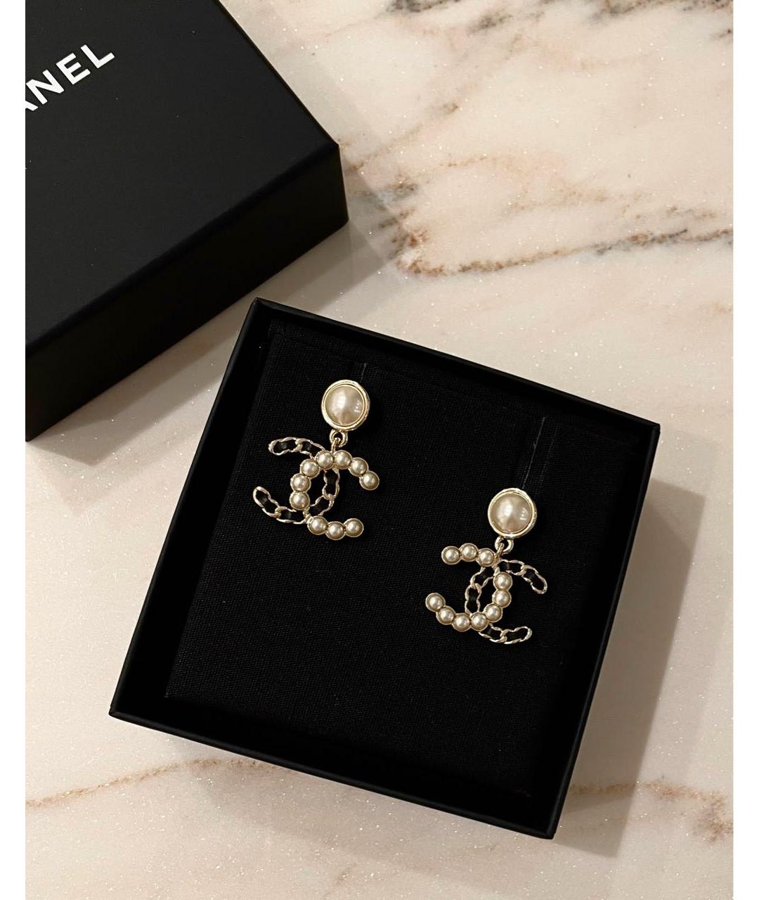 CHANEL Мульти металлические серьги, фото 3