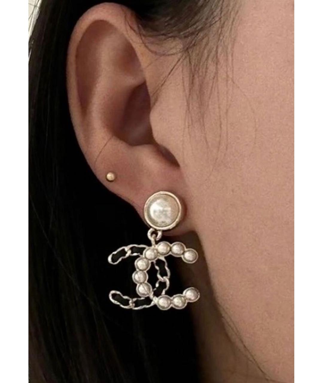 CHANEL Мульти металлические серьги, фото 5