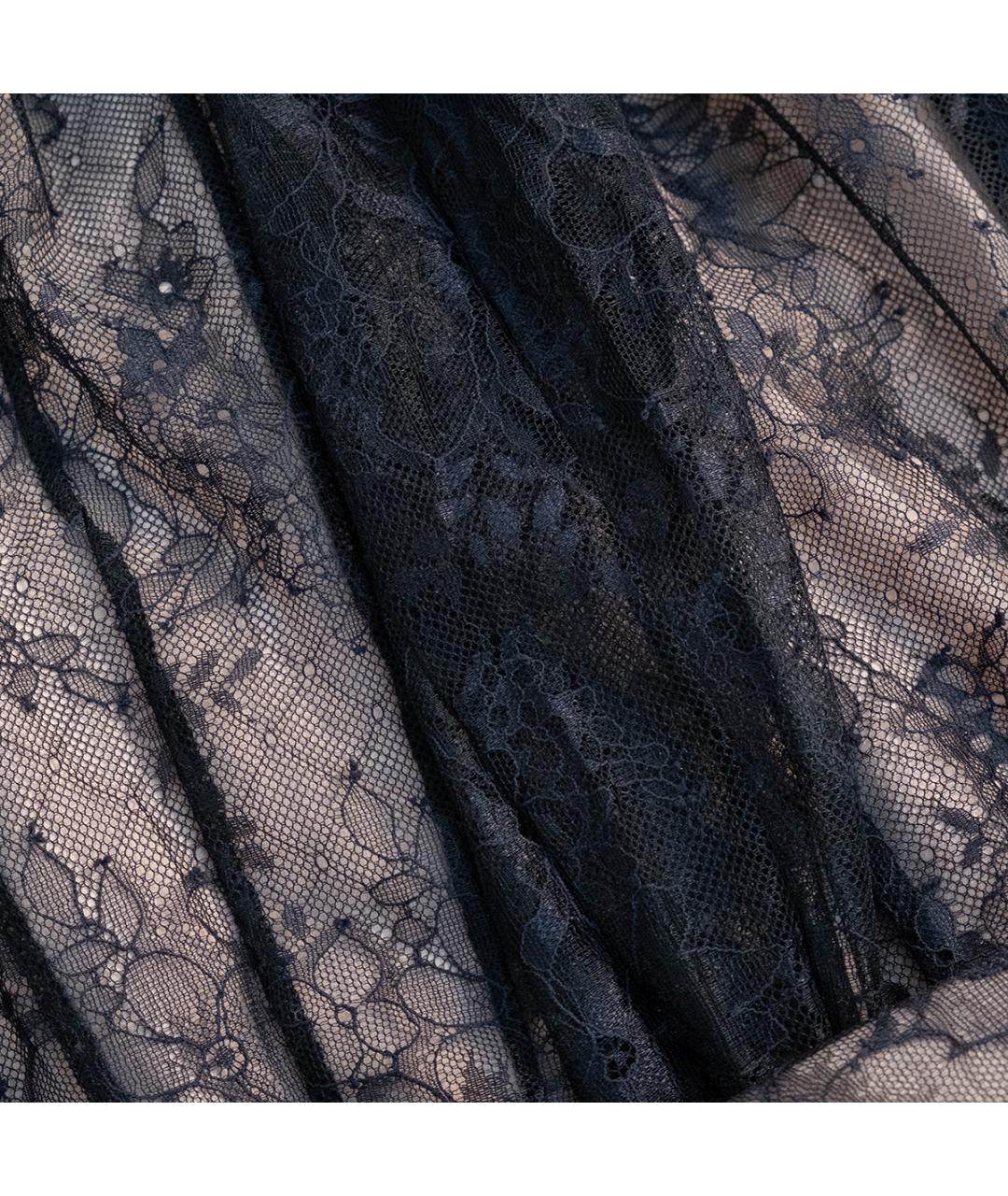 TWIN-SET Черное полиэстеровое повседневное платье, фото 5